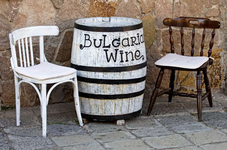 Bulgarian wine caskの写真素材