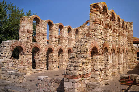 Curch in Nessebar, Black Sea coast. The ancient Church of St. Sophia in Nessebar, Bulgaria.
