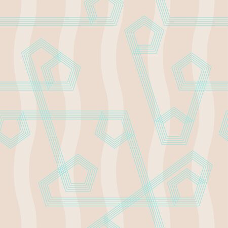 Subtle geometric all-over print for fashion, interior textile, backgrounds & more!のイラスト素材
