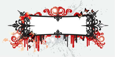 glamour frameのイラスト素材