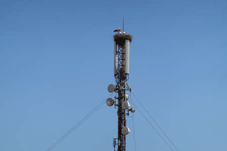 a cell tower anthena. High quality Photoの写真素材