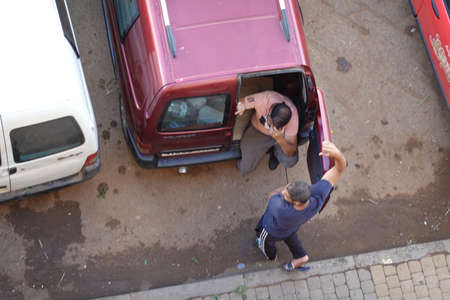 the life in the street. High quality Photoの写真素材