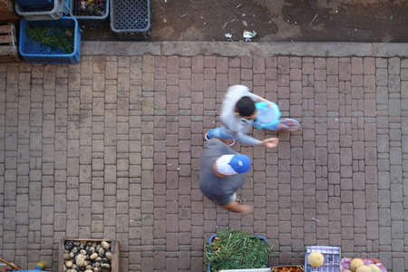 the life in the street. High quality Photoの写真素材