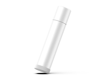 Lip balm container tubes with twist bottom mockup, 3d render illustration.の写真素材