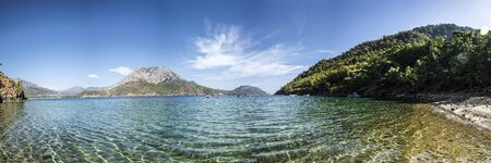 Fisherman Bay is a perfect place to relax. This photo is taken before noonの写真素材