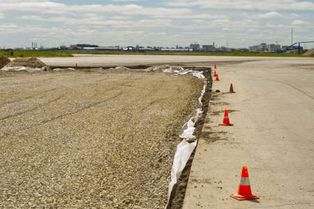 Airport reconstructionの写真素材