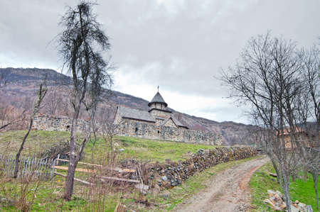 Uvaz orthodox serbian Monastery in surroundings of Zlatiborの写真素材