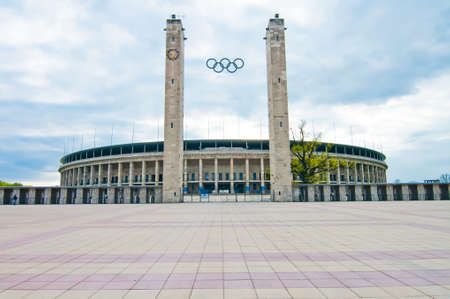Olimpia built in 1936 is main Berlin statium to present day. Berlin, May 2013のeditorial素材