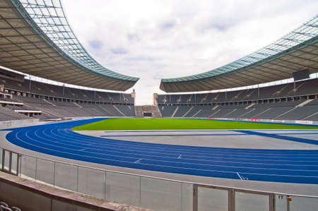 Olimpia built in 1936 is main Berlin statium to present day. Interior. Berlin, May 2013のeditorial素材