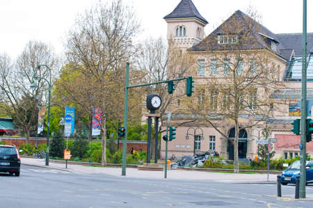 Aquarium Building of Berlin Zoo. View from Budapesterstrasse. May 2013.のeditorial素材