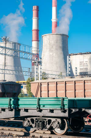 TEZ-20, power plant station in Moscow with railroal infrastucture.