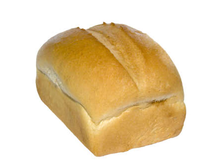 Load of bread on a white background