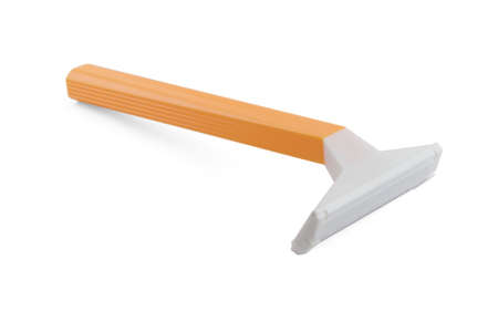 Razor Blade isolated on a white backgroundの写真素材