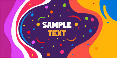 Colorful abstract background with place for your text. Vector illustration.のイラスト素材