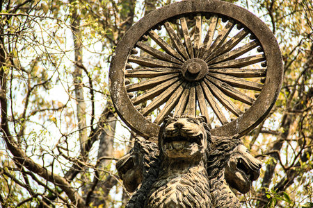  Antiques from the temple in Thailand travel to temple UMONG in Chiang Mai THAILANDの写真素材