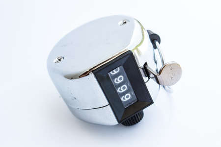 Machine for the press to countの写真素材