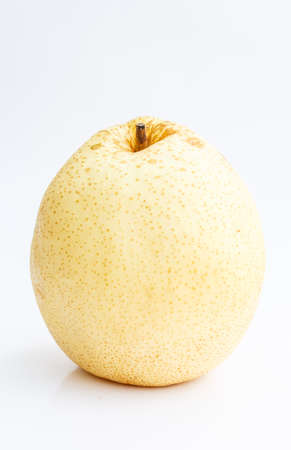 Colorful chinese pear to eatの写真素材