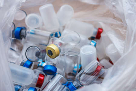 Vaccine bottle used in the bag