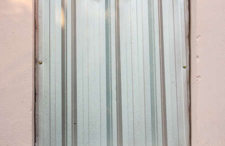 Wall are cement and zincの写真素材