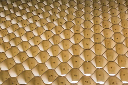 Hexagon wall patternの写真素材