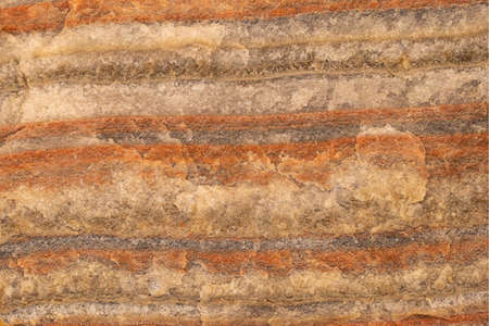 Calcite close-up. Background or texture of an ancient mineral
