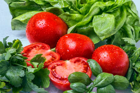 The Tomato saladの写真素材