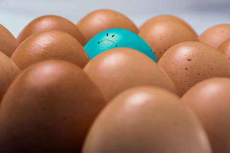 Eggs make a differenceの写真素材