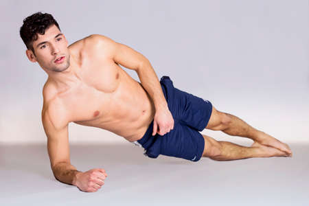 Man workoutの写真素材