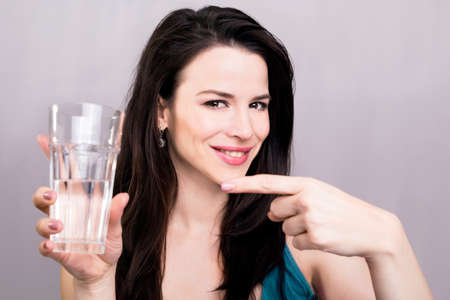 Healthy living womanの写真素材