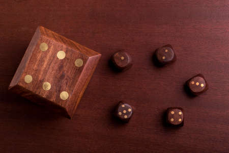 Dice gameの写真素材