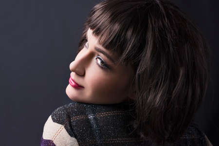 Portrait of a ladyの写真素材