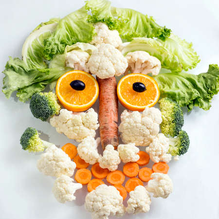 Vegan smiley faceの写真素材