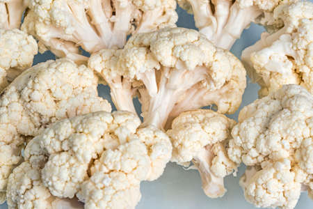 cauliflower parts separatedの写真素材