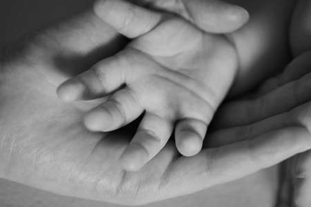 Baby handの写真素材