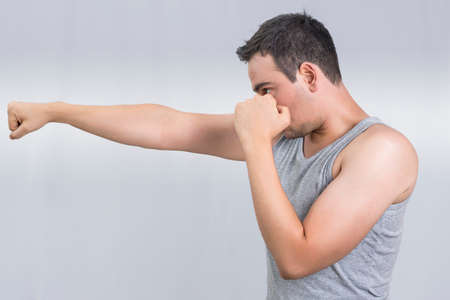 Man boxingの写真素材