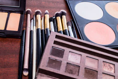 Makeup brushesの写真素材