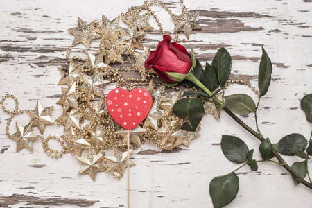 Valentines day vintage shotの写真素材