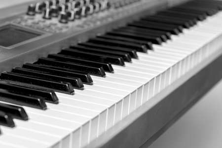 Piano keys detailの写真素材