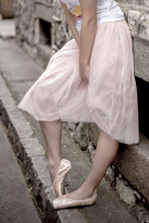 Ballerina legs detailの写真素材