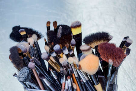 Makeup brushesの写真素材