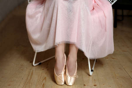 Ballerina legs detailの写真素材