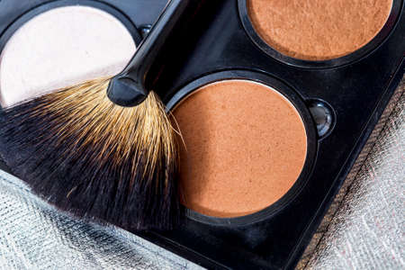 Makeup brushの写真素材