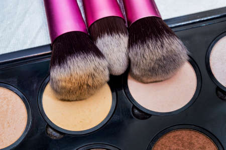 Makeup brushesの写真素材