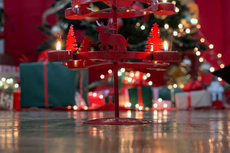 Reindeer decorationの写真素材