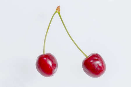 Couple of cherriesの写真素材