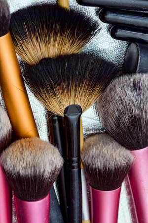 Makeup brushesの写真素材