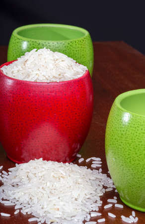 Rice in bowlsの写真素材