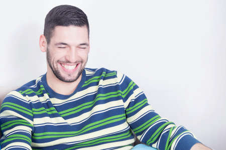 Man smilingの写真素材