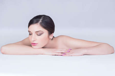 Beauty girl for skin treatmentsの写真素材