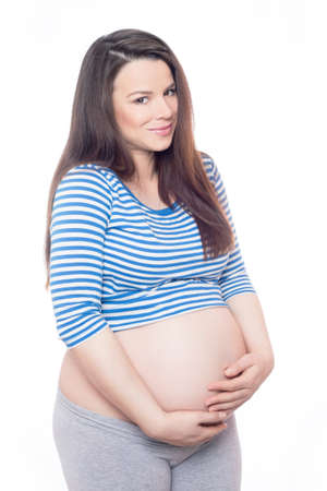 Pregnant cute womanの写真素材